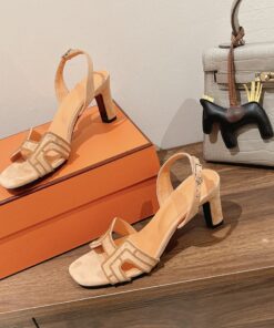 Alternative view of Hermes  Premiere Sandal Beige For Women 2.7in/7cm