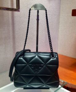 Prada Small Nappa Spectrum Bag Black For Women, Women’s Bags 8.6in/22cm 1BD233_WDF0_F0ES9_V_OOO - Image 5