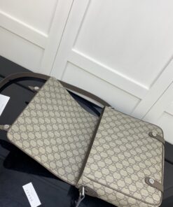 Gucci Messenger Bag Black For Men 28cm GG 658542 K9GSN 8358 - Image 7