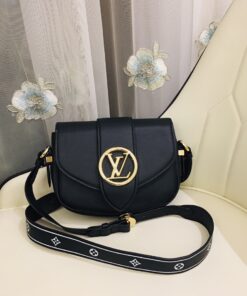 Louis Vuitton Pont 9 Soft PM Black For Women M58727 8.3 in/21cm - Image 3