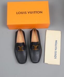 Louis Vuitton Monte Carlo Mocassin Loafers Black For Men - Image 6