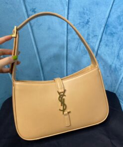 Alternative view of Saint Laurent LE 5 À 7 Hobo Bag In Smooth Beige For Women 9in/23cm YSL 6572282R20W9832