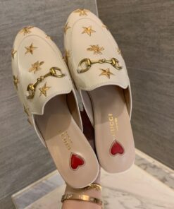 Alternative view of Gucci Princetown Slipper With Bee Stars Beige For Women GG