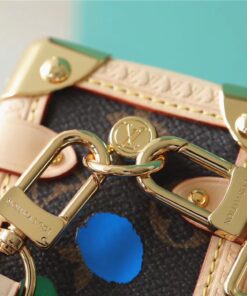 Louis Vuitton Side Trunk PM Monogram Canvas For Women, Women’s Bags, Shoulder And Crossbody Bags 8.3in/21cm LV - Image 9