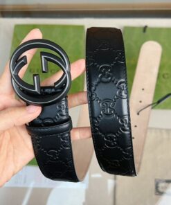 Alternative view of Gucci GG Marmont Reversible Belt Black, Women Belt