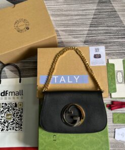Gucci Blondie Shoulder Bag Black For Women, Women’s Bags 11in/28cm GG 699268 UXX0G 1000 - Image 7