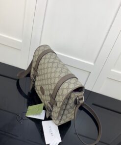 Gucci Messenger Bag Black For Men 28cm GG 658542 K9GSN 8358 - Image 8