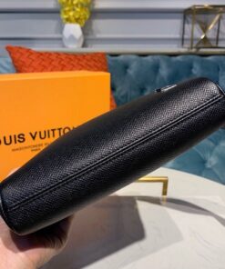 Louis Vuitton Alex Messenger BB Taiga Black For Men, Men’s Bags, Shoulder And Crossbody Bags 9.8in/25cm LV M30265 - Image 3