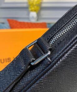 Louis Vuitton Alex Messenger BB Taiga Black For Men, Men’s Bags, Shoulder And Crossbody Bags 9.8in/25cm LV M30265 - Image 8
