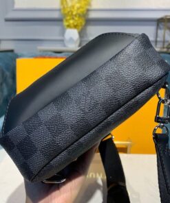 Louis Vuitton Avenue Sling Bag Damier Graphite Canvas For Men, Shoulder and Crossbody Bags 12.2in/31cm LV N41719 - Image 10