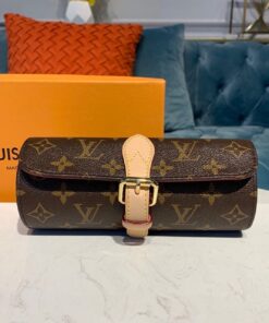 Alternative view of Louis Vuitton 3 Watch Case Monogram Canvas For Women, Travel Bags 7.9in/20cm LV  M47530