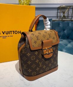 Louis Vuitton Dauphine PM Backpack 7.9in/ 20cm Brown Monogram Canvas Gold Hardware For Women M45142 - Image 7