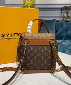Louis Vuitton Dauphine PM Backpack 7.9in/ 20cm Brown Monogram Canvas Gold Hardware For Women M45142 - Image 6