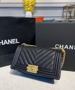Chanel Boy HandBag Black For Women, Shoulder And Crossbody Bags 9.8in/25cm A67086 - Image 3