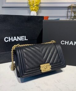 Alternative view of Chanel Boy HandBag Black For Women, Shoulder And Crossbody Bags 9.8in/25cm A67086