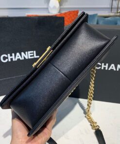 Chanel Boy HandBag Black For Women, Shoulder And Crossbody Bags 9.8in/25cm A67086 - Image 10