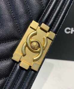 Chanel Boy HandBag Black For Women, Shoulder And Crossbody Bags 9.8in/25cm A67086 - Image 7