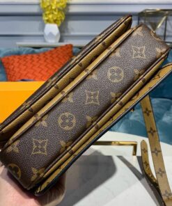 Louis Vuitton Pochette Metis Shoulder Bag 9.8in/ 25cm Brown Monogram Reverse Canvas Gold Hardware For Women M44876 - Image 3