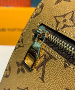 Louis Vuitton Pochette Metis Shoulder Bag 9.8in/ 25cm Brown Monogram Reverse Canvas Gold Hardware For Women M44876 - Image 7