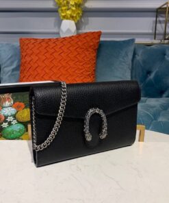 Gucci Dionysus Mini Chain Bag Black Metal-Free Tanned For Women 8in/20cm GG 401231 CAOGN 8176 - Image 3