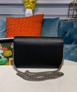 Gucci Dionysus Mini Chain Bag Black Metal-Free Tanned For Women 8in/20cm GG 401231 CAOGN 8176 - Image 8