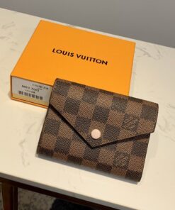 Alternative view of Louis Vuitton Victorine Wallet Damier Canvas Ebene Rose Ballerine Pink For Women N61700