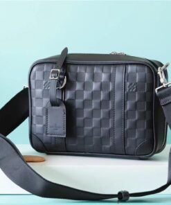 Louis Vuitton Sirius Messenger Damier Infini Onyx For Men, Men’s Bags, Shoulder And Crossbody Bags 10.6in/27cm LV N45286 - Image 7