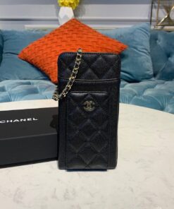 Chanel Classic Clutch With Chain Black For Women, 7in/18cm AP0990