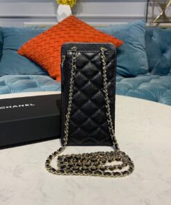 Alternative view of Chanel Classic Clutch With Chain Black For Women, 7in/18cm AP0990