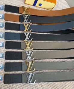 Louis Vuitton Iconic Reversible LV Belt Grey LV Women Belt - Image 8