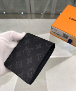 Louis Vuitton Multiple Wallet Monogram Eclipse For Men 4.5in/11.5cm M61695 - Image 8