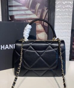 Chanel Trendy CC Bag Black For Women, Shoulder And Crossbody Bags 10.2in/26cm - Image 5