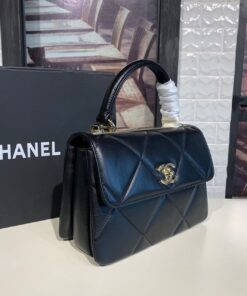 Chanel Trendy CC Bag Black For Women, Shoulder And Crossbody Bags 10.2in/26cm - Image 3