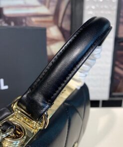 Chanel Trendy CC Bag Black For Women, Shoulder And Crossbody Bags 10.2in/26cm - Image 15