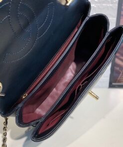 Chanel Trendy CC Bag Black For Women, Shoulder And Crossbody Bags 10.2in/26cm - Image 14