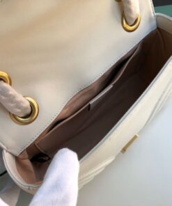 Gucci Marmont Matelassé Mini Bag White For Women 8.5in/22cm GG 446744 DTDIT 9022 - Image 4