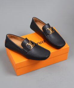 Louis Vuitton Monte Carlo Mocassin Loafers Black For Men