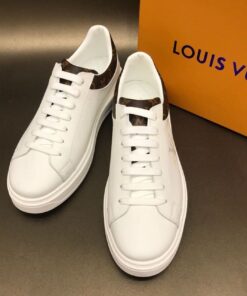 Alternative view of Louis Vuitton Time Out Sneaker in Monogram Canvas White/Brown for Women