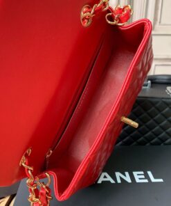 Chanel Flap Bag Mini Crossbody 7.8in/ 20cm Red Gold Hardware For Women A69900 - Image 13