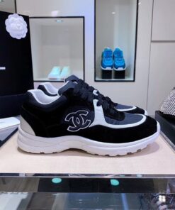 Chanel Sneakers Black/White For Women, Women’s Shoes G34360