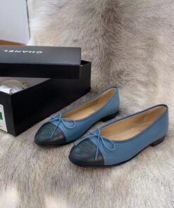 Alternative view of Chanel Ballerina Flats Blue For Women G02819