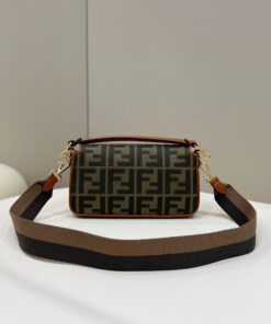 Fendi Baguette Khaki For Women, Women’s Handbags, Shoulder And Crossbody Bags, 10.6in/27cm FF 8BR600 - Image 3