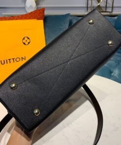 Louis Vuitton Neo Alma Top Handle Bag 12.5in/ 32cm Monogram Empreinte Black Canvas Gold Hardware M44832 - Image 10
