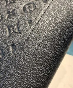 Louis Vuitton Neo Alma Top Handle Bag 12.5in/ 32cm Monogram Empreinte Black Canvas Gold Hardware M44832 - Image 9