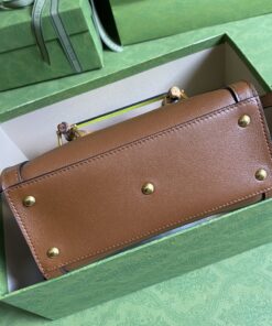 Gucci Diana Mini Tote Bag Brown For Women 8in/20cm GG 655661-17QDT-2582 - Image 8