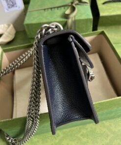 Gucci Dionysus Small Shoulder Bag 10in/ 25cm Beige/ Blue GG Supreme Canvas Antique Silver Hardware For Women 499623 K9GSN 4075 - Image 9