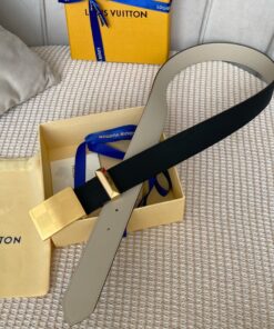 Louis Vuitton Metropole LV Belt Black LV Women Belt