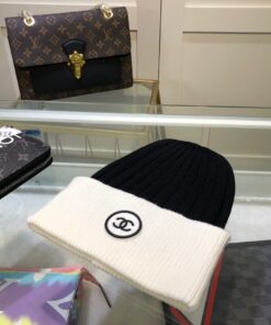 Chanel Beanie In Black & White - Image 3
