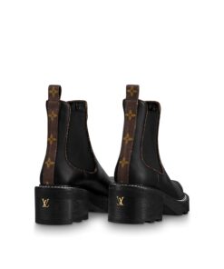 Louis Vuitton Beaubourg Ankle Boot Black For Women LV 1A8947 - Image 5