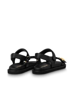 Louis Vuitton Sunset Comfort Flat Sandal Black 1ABW6W - Image 4